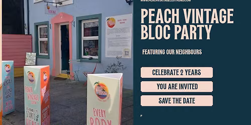 Peach Vintage Block Party