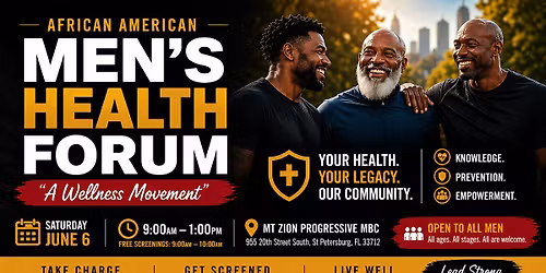 African American Men\u2019s Health Forum: A Wellness Movement