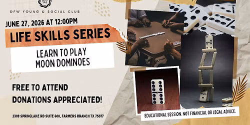 Learn to Play Moon Dominoes | Life Skills Series
