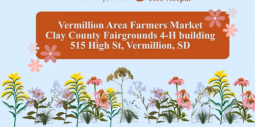 Native Plant Sale at the Vermillion Area Farmers Market, Clay County Fairgrounds, Vermillion, SD