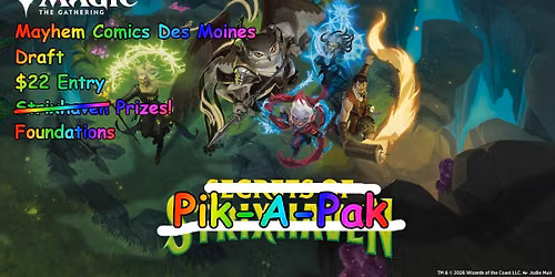 Weekly Tuesday Pik-A-Pak Booster Draft