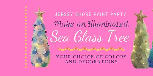 Make a Sea Glass Illuminated Tree  - Brick