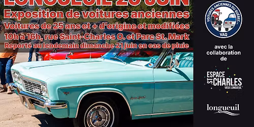 EXPOSITION DE VOITURES ANCIENNES \u00c0 LONGUEUIL
