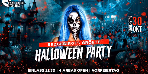 XXL HALLOWEEN PARTY | 4 AREAS | 30.10. (Vorfeiertag)