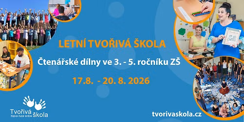 letn\u00ed \u0161kola \u010cten\u00e1\u0159sk\u00e9 d\u00edlny ve 3. - 5. ro\u010dn\u00edku Z\u0160