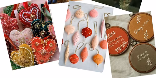 DIY ornaments- embroidery 