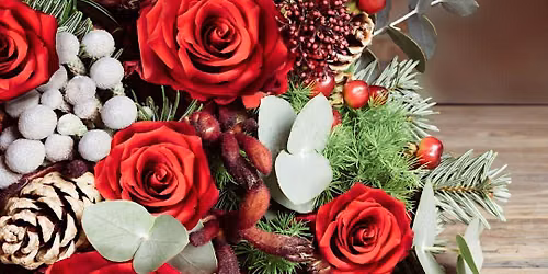 Christmas Gift Bouquet Workshop at Crook Hall Gardens, Durham
