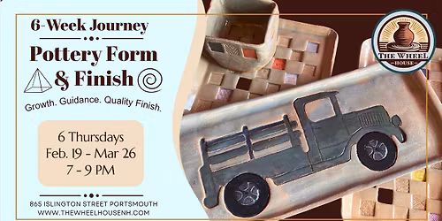 6 Week - Form and Finish Pottery Class