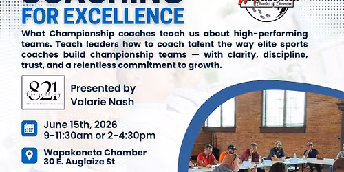 Coaching For Excellence 