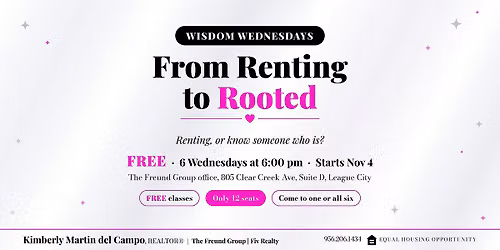 From Renting to Rooted: FREE Homebuyer Classes in League City