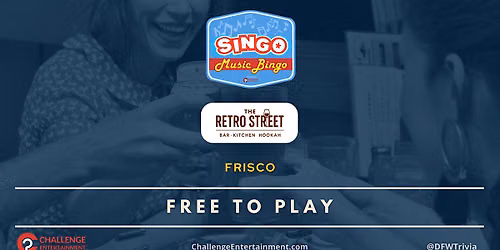 Weekly SINGO Music Bingo Nights at The Retro Street Bar & Kitchen - Frisco