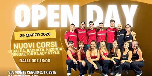 OPEN DAY - 29 MARZO 2026 DALLE ORE 16:00