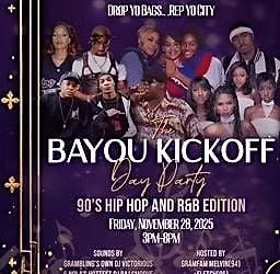 Drop Yo Bags..Rep Yo City - Bayou Kickoff Day Party