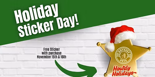 Holiday Sticker Day