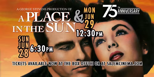A Place In The Sun at Salem Cinema