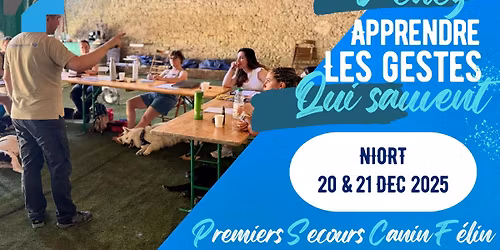 Formation aux Premiers Secours pour Chien et Chat \u00e0 NIORT