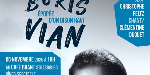 Th\u00e9\u00e2tre musical "Esprit Boris Vian" d'apr\u00e8s Boris Vian
