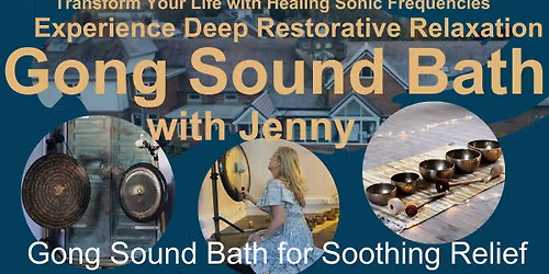Gong Sound Baths for supporting rejuvenation of mind, body and soul