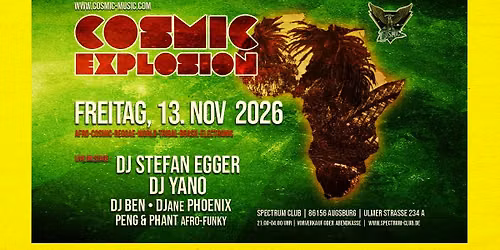 FR 13.11.26 Cosmic Explosion \u2022 Spectrum Club Augsburg