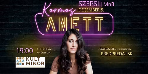 Kormos Anett - A n\u0151knek nincs humora - SZEPSI