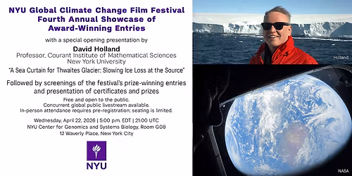 Annual NYU Global Climate Change Film Festival Awards and Presentation