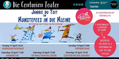 Jannie du Toit - Kunstefees in die Kleine | Die Centurion Teater