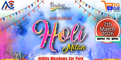 Eco-friendly COLOURS @ Reading Holi Milan 2026