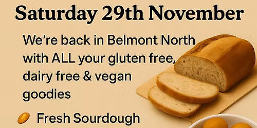 Gluten Free - Dairy Free, Paradise With Vegan Options Market Pop up