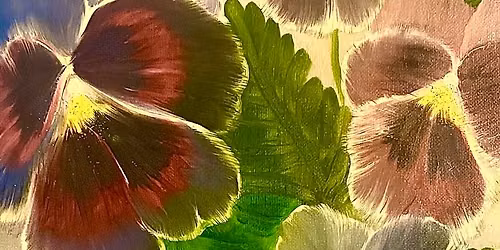 Bob Ross Floral Oils:  Pretty Panises