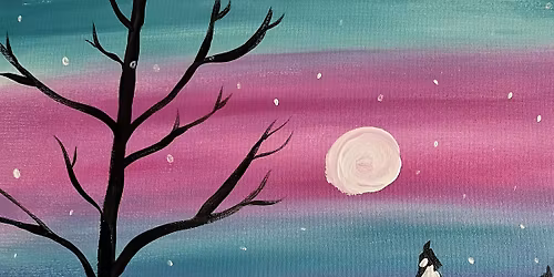 Winter Cabin Paint and Sip - One glass of wine included!