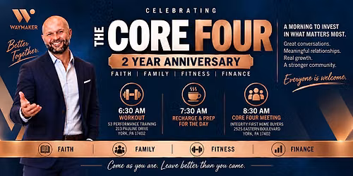 The Core Four 2 Year Anniversary on Wednesday, October 21st