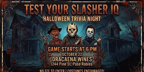 Test Your Slasher IQ Trivia Night