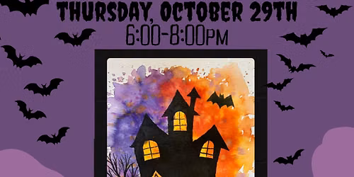 Haunted House Watercolor Workshop in Mishawaka, IN