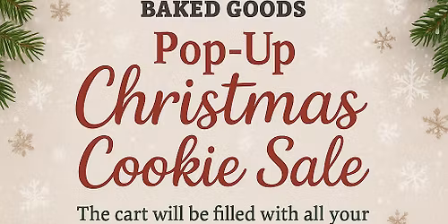 Pop-Up Christmas Cookie Sale