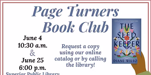 Page Turners Book Club: The Seed Keeper by Diane Wilson