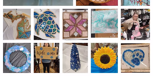 Spring Fun Friday May 1st at 7pm Make and Take, Free pendent for all attendees at ART 634, 2nd floor