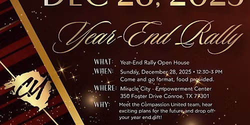 Compassion United Year End Rally Open House