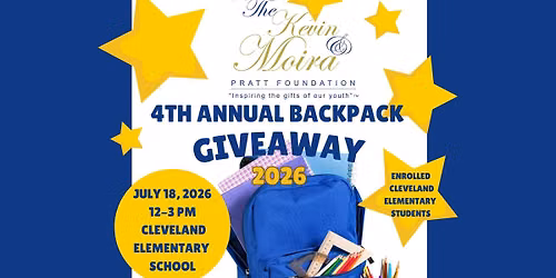 4th Annual Backpack Giveaway 