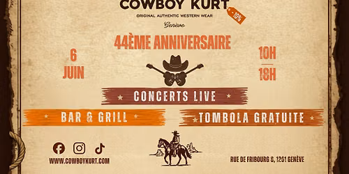 44e anniversaire de Cowboy Kurt