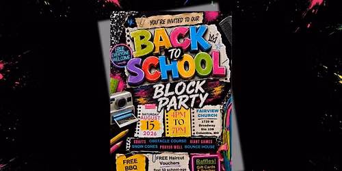 Back to School Block Party