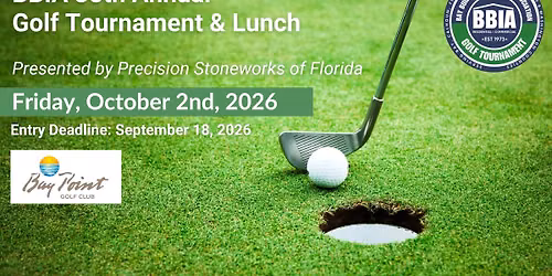 BBIA 38th Annual Golf Tournament & Lunch