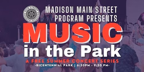 August Music in the Park - Madison, Indiana