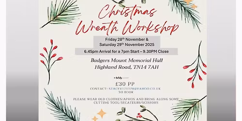 Christmas Wreath Making
