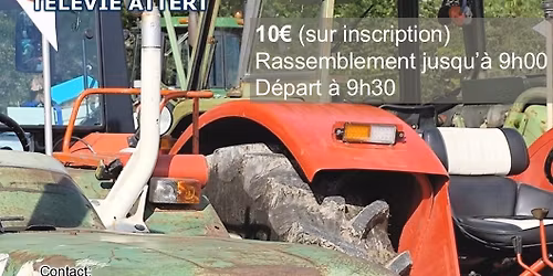 D\u00e9fil\u00e9 de vieux tracteurs @T\u00e9l\u00e9vie Attert 