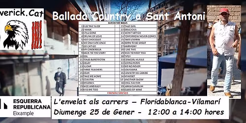 Ballada Country a Sant Antoni a l'envelat floridablanca-vilamar\u00ef!!!