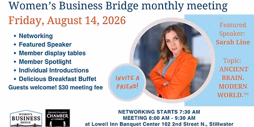 WBB monthly meeting: ANCIENT BRAIN. MODERN WORLD.\u2122