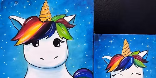 Cape Coral Mom and Me Paint Party \u2013 Colorful Unicorn