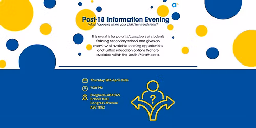 Post-18 Information Evening
