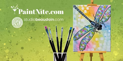 Paint Nite: Shimmering Dragonfly II