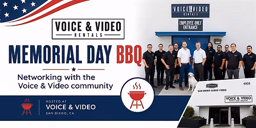 Voice and Video pre-Memorial Day BBQ